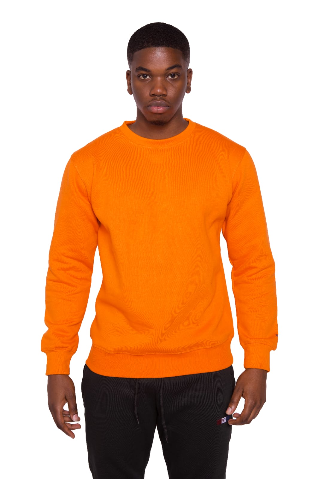 Noisy May NMALDEN - Sweatshirt - vibrant orange/logo/neon orange