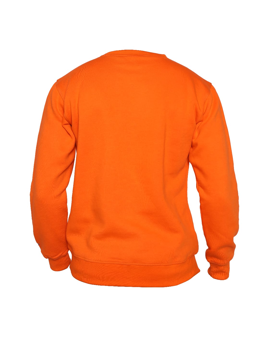 Orange crew neck online sweatshirt